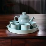 Ceramic Teapot Set - Sky Blue